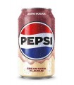 PEPSI COLA CREAM SODA FLAVOUR SENZA ZUCCHERI EDIZIONE LIMITATA U.K. LATTINA DA 330ml CARTONE DA 12 PZ.