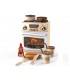 SET CUCINA TEOREMA CON LUCI ED EFFETTI SONORI SPORTELLO APRIBILE PROGRAMMA CUCINA CONFEZIONATA IN SCATOLA