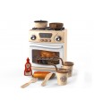 SET CUCINA TEOREMA CON LUCI ED EFFETTI SONORI SPORTELLO APRIBILE PROGRAMMA CUCINA CONFEZIONATA IN SCATOLA