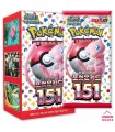 CARTE COLLEZIONABILI POKEMON BOX 151 CONF. DA 20 BUSTINE CON 7 CARTE