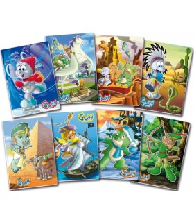 Maxi Quaderno Blasetti copertine fantasia rig.A conf. 10 pz.