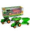 TRATTORE CON FRIZIONE E RIMORCHIO L.28 cm. TEOREMA GIOCHI DISPONIBILE IN 3 MODELLI