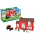 linea verde playset fattoria con trattore e accessori teorema giochi