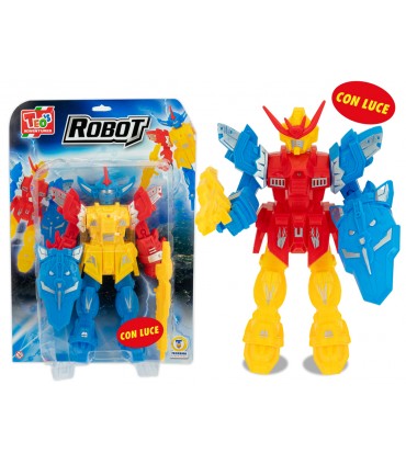 ROBOT TRASFORMABILE CON LUCE teorema giochi disponibilE in 2 COLORAZIONI