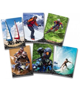 Quaderno Blasetti  Rig. 7 copertine fantasia conf. 10 pz.