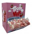 TROLLI KISS STRAWBERRY CARAMELLA GOMMOSA DA 6.5GR. ESPOSITORE A BOCCA DI LUPO DA 200 PZ.