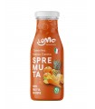SPREMUTA LOME DI PURA CLEMENTINA,ANANAS E CAROTA  100% FRUTTA DA BERE  BOTTIGLIA IN VETRO DA 200ML CONF. 12PZ.