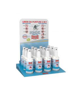 spray liberi da punture ballistol 3in1 Lozione da 100ml in expo da 12 pz.