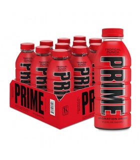 BEVANDA prime energy drink  TROPICAL PUNCH senza caffeina bottiglia DA 500ML CARTONE 12PZ.