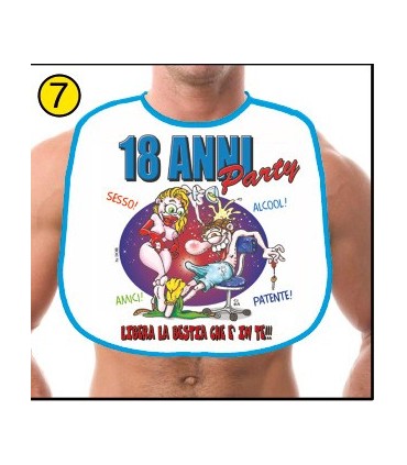 Bavaglione "18 Anni Party"