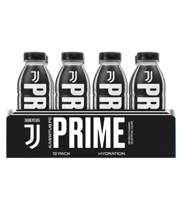 BEVANDA prime energy drink juventus  senza caffeina bottiglia DA 500ML CARTONE 12PZ.
