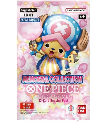 CARTE COLLEZIONABILI ONE PIECE EB-01 CONF. DA 24 BUSTINE CON 6 CARTE