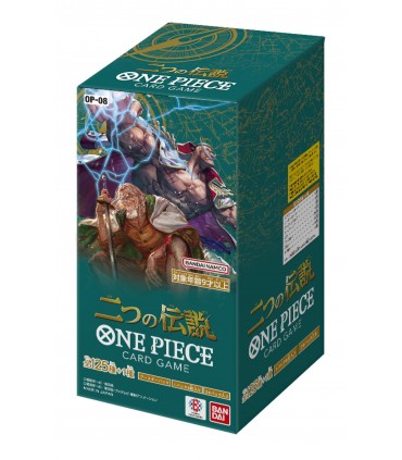 CARTE COLLEZIONABILI ONE PIECE OP-08 CONF. DA 24 BUSTINE CON 6 CARTE
