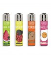 Accendino Clipper Micro food sentences conf. 48 pz. assortiti con 4 grafiche