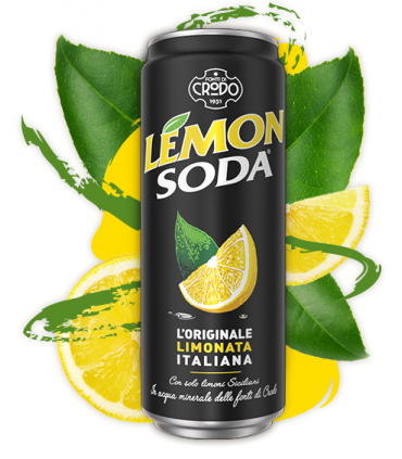 LEMONSODA L'ORIGINALE AL LIMONE LATTINA DA 330ML CONF. 12 PZ.