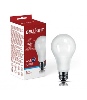 Lampadina a LED bellight Luce fredda PASSO e27 Potenza 6 Watt 6500K
