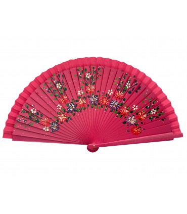 Ventagli in Legno DIPINTO A MANO SU ENTRAMBI I LATI conf. 12 pz. assortiti come in foto REF.5999