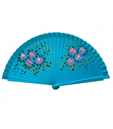 Ventagli in Legno DIPINTO A MANO SU ENTRAMBI I LATI conf. 12 pz. assortiti come in foto REF.5999