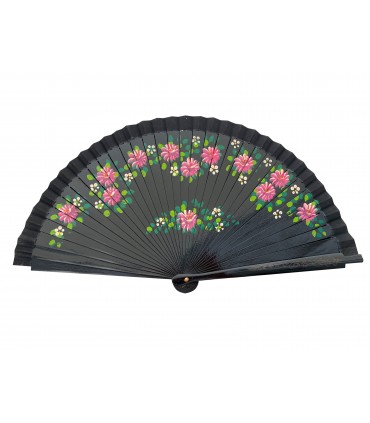 Ventagli in Legno DIPINTO A MANO SU ENTRAMBI I LATI conf. 12 pz. assortiti come in foto REF.5999