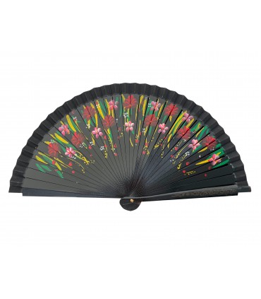 Ventagli in Legno DIPINTO A MANO SU ENTRAMBI I LATI conf. 12 pz. assortiti come in foto REF.5999