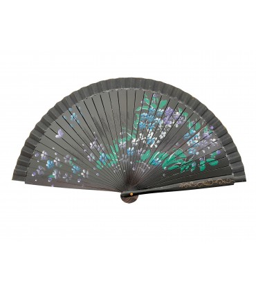 Ventagli in Legno DIPINTI A MANO conf. 12 pz. assortiti come in foto REF.30838