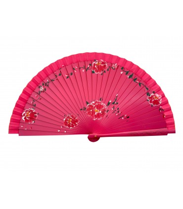 Ventagli in Legno DIPINTI A MANO conf. 12 pz. assortiti come in foto REF.30838