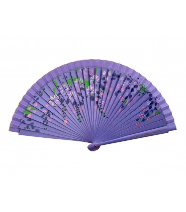 Ventagli in Legno DIPINTI A MANO conf. 12 pz. assortiti come in foto REF.30838