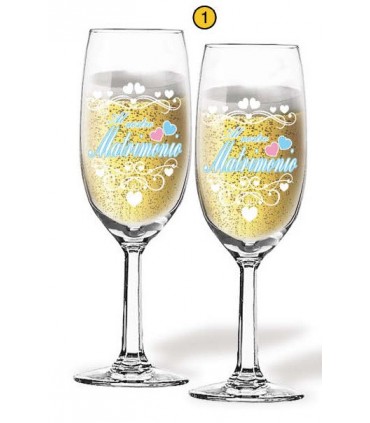 Coppia Calici Matrimonio