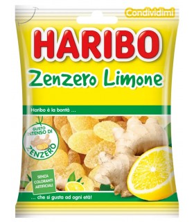 BUSTINA HARIBO ZENZERO LIMONE 80 GR.