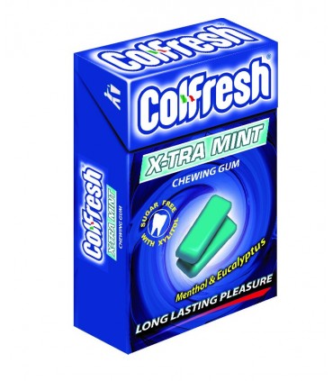 CHEWING GUM COLFRESH ASTUCCIO X-TRA MINT senza zucchero CONF. 20PZ
