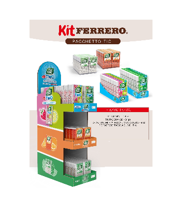 KIT TIC TAC TWO EXPO DA BANCO 64PZ.