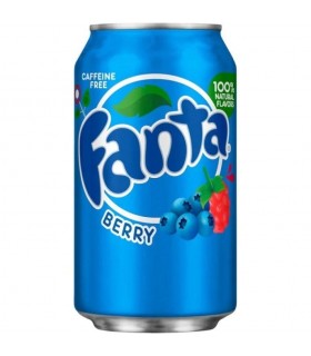 FANTA AL GUSTO BERRY EDIZIONE U.S.A. LATTINA DA 355ml CARTONE DA 12 PZ.