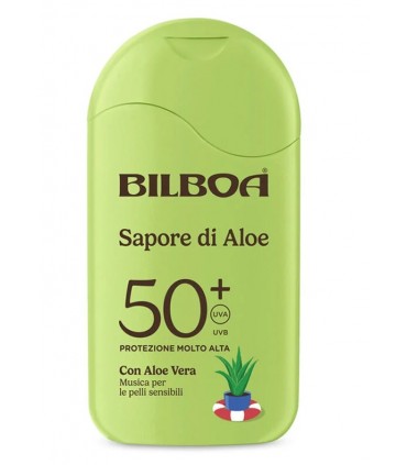 CREMA SOLARE BILBOA CON ALOE VERA PROTEZIONE MOLTO ALTA SPF50 DA 200ML