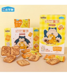 Pokemon BISCOTTI IN SCATOLA DA 80GR IN REGALO ADESIVI PERSONAGGI