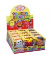 PELUCHE A FORMA DI FAST FOOD CON CARAMELLE ALLA FRUTTA CONF. 12 PZ. ASSORTITI