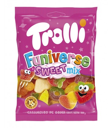 TROLLI FUNIVERSE SWEET MIX BUSTINA DA 100 GR.