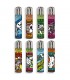 accendino Clipper LARGE ANIMAL Expo Girevole da 192 PZ assortito con 16 grafiche