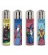 accendino Clipper large HIGH WIZARDS conf. 48 pz. assortiti IN 4 GRAFICHE