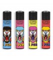 accendino Clipper large EL PUMA conf. 48 pz. assortiti IN 4 GRAFICHE
