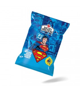 PATATINE SUPERMAN MAGNETE 25gr SALATI PREZIOSI CARTONE DA 24 BUSTINE