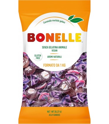BONELLE GELEE FIDA AI FRUTTI DI BOSCO ASSORTITE SFUSE BUSTA DA 1KG 123 PZ.