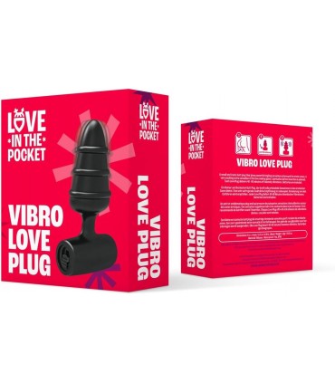 LOVE IN THE POCKET PLUG ANALE CON UNO SCHEMA DI VIBRAZIONE INTORNO AI 40/60 MINUTI COMPATIBILE PER DISTRIBUTORI AUTOMATICI