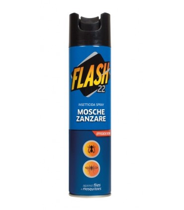 FLASH INSETTICIDA SPRAY PER MOSCHE E ZANZARE DA 250ML