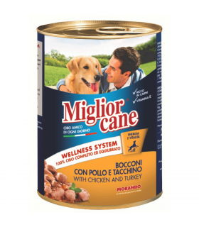 Miglior Cane Bocconi POLLO E TACCHINO Lattina 405 gr