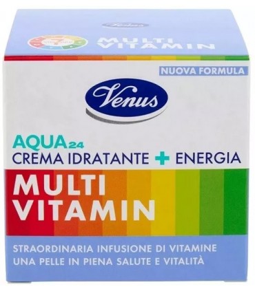 VENUS CREMA VISO IDRATANTE AQUA 24 MULTIVITAMINICA 50ML