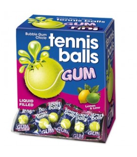 ESPOSITORE A BOCCA DI LUPO FINI GUM TENNIS BALLS CONF. DA 200 PZ. SFUSE CONF. DA 200 PZ.