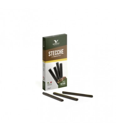 MENOZZI STECCHE ALLA liquirizia LINEA NATURALE INCARTATE SINGOLARMENTE EXPO CONTIENE 10 ASTUCCI DA 5PZX42GR