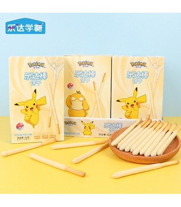 Pokémon Bastoncini al Cioccolato Bianco 52GR CONF.12PZ SERVITI IN UNA STREPITOSA SCATOLA DEDICATA AI Pokemon