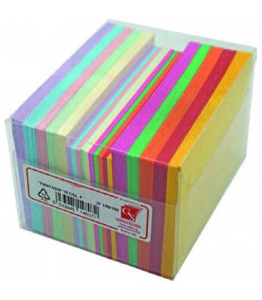 Biglietti da Visita F.TO 9 Fantasia conf. da 100 pz. ass. in 10 colori