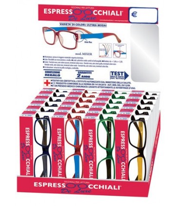 Occhiali Da Lettura Linea Mixer Expo da 24 pz. assortiti
